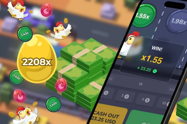 Multiplicadores altos y cash-out oportuno en Chicken Road